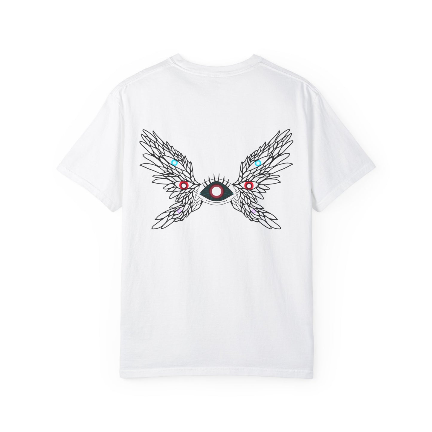 Angel Eye Graphic T-Shirt Black or White