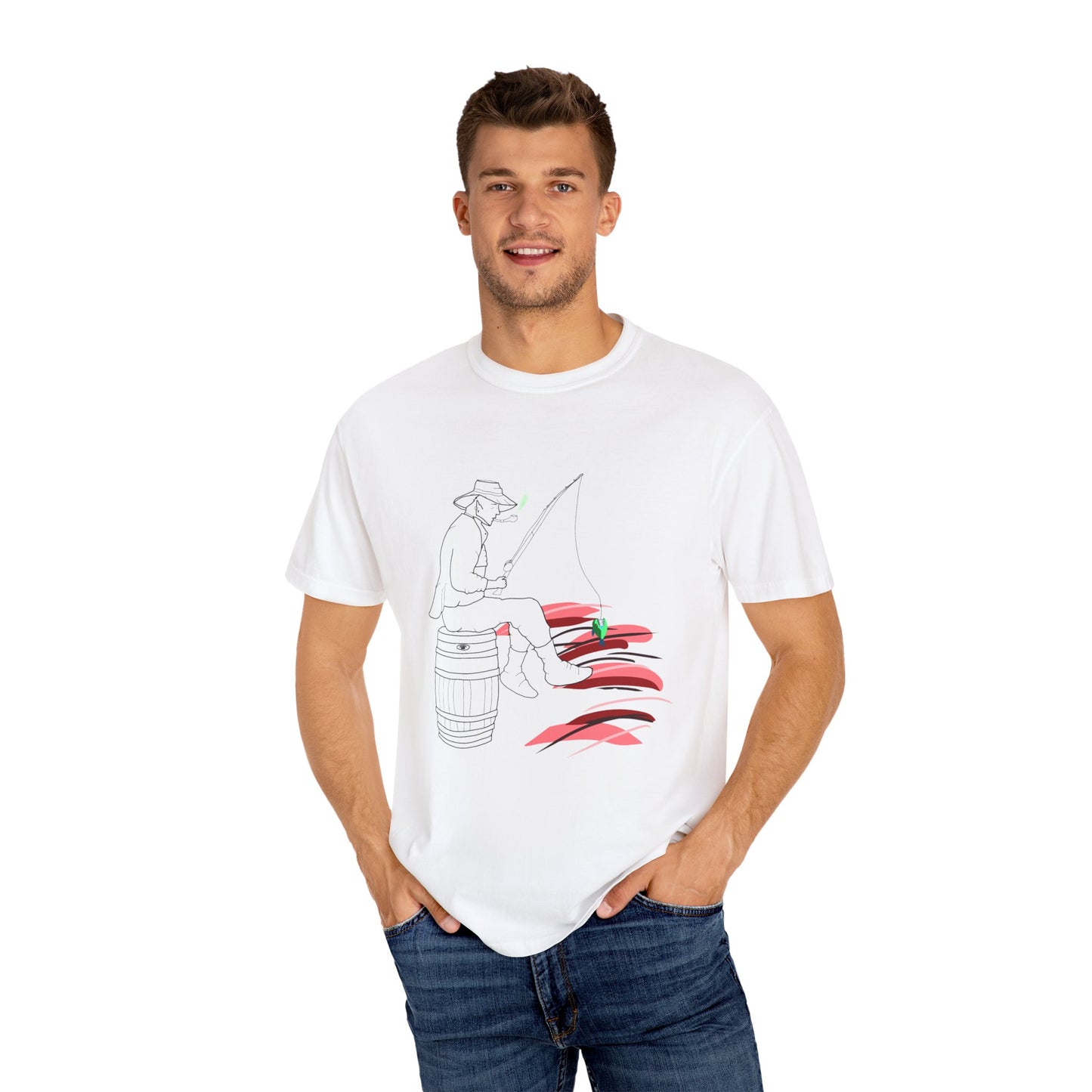 Goblin Fishing T-shirt black or white