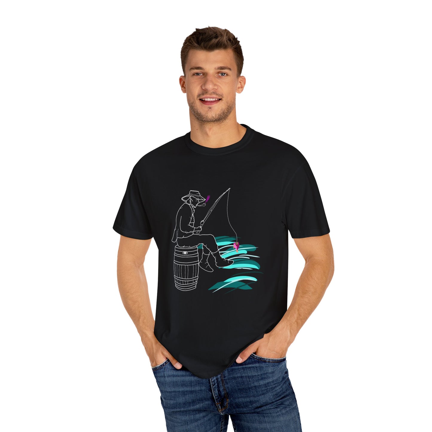 Goblin Fishing T-shirt black or white