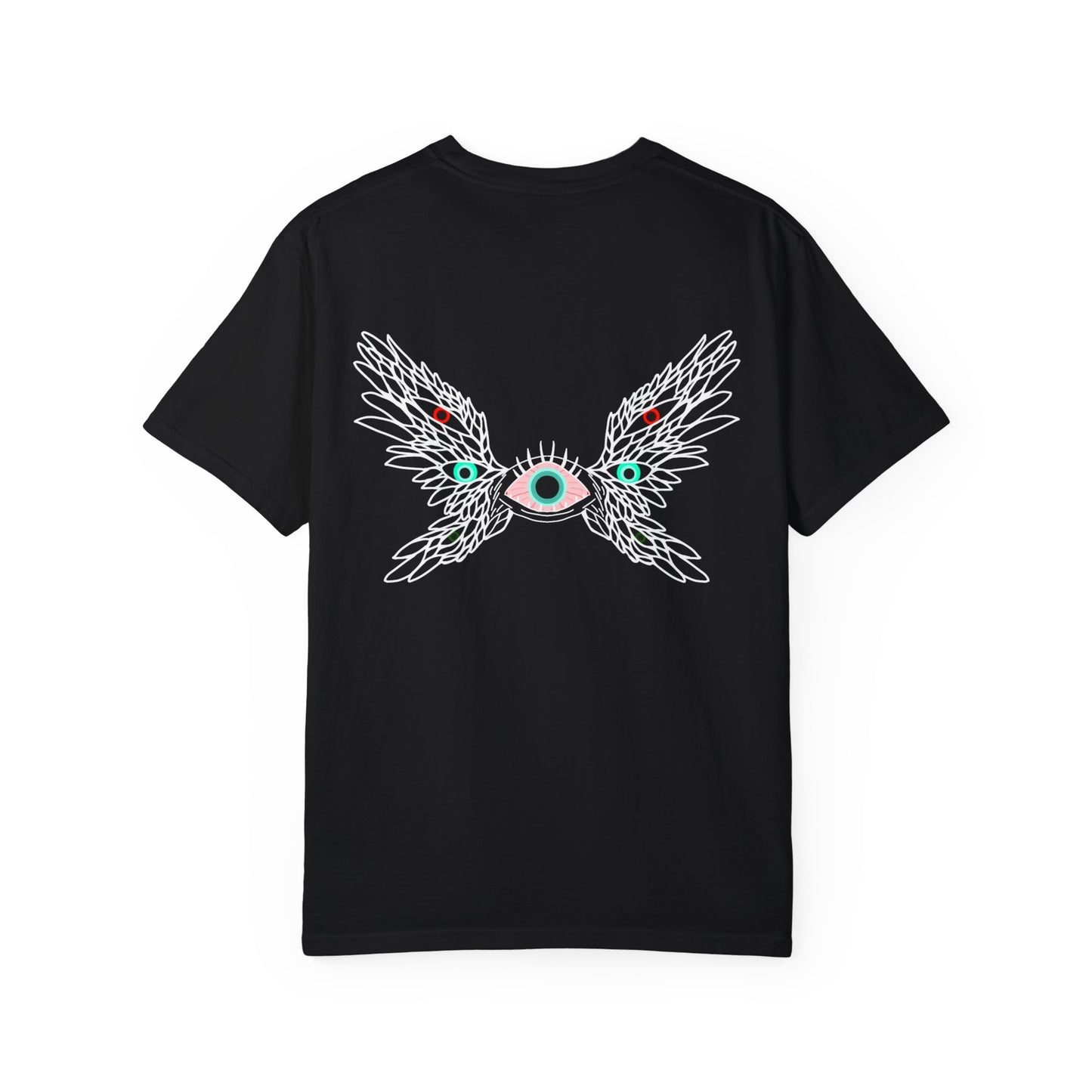 Angel Eye Graphic T-Shirt Black or White