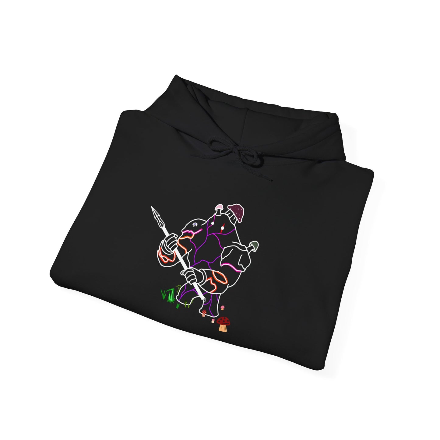 Rock Golem Hoodie Black or White