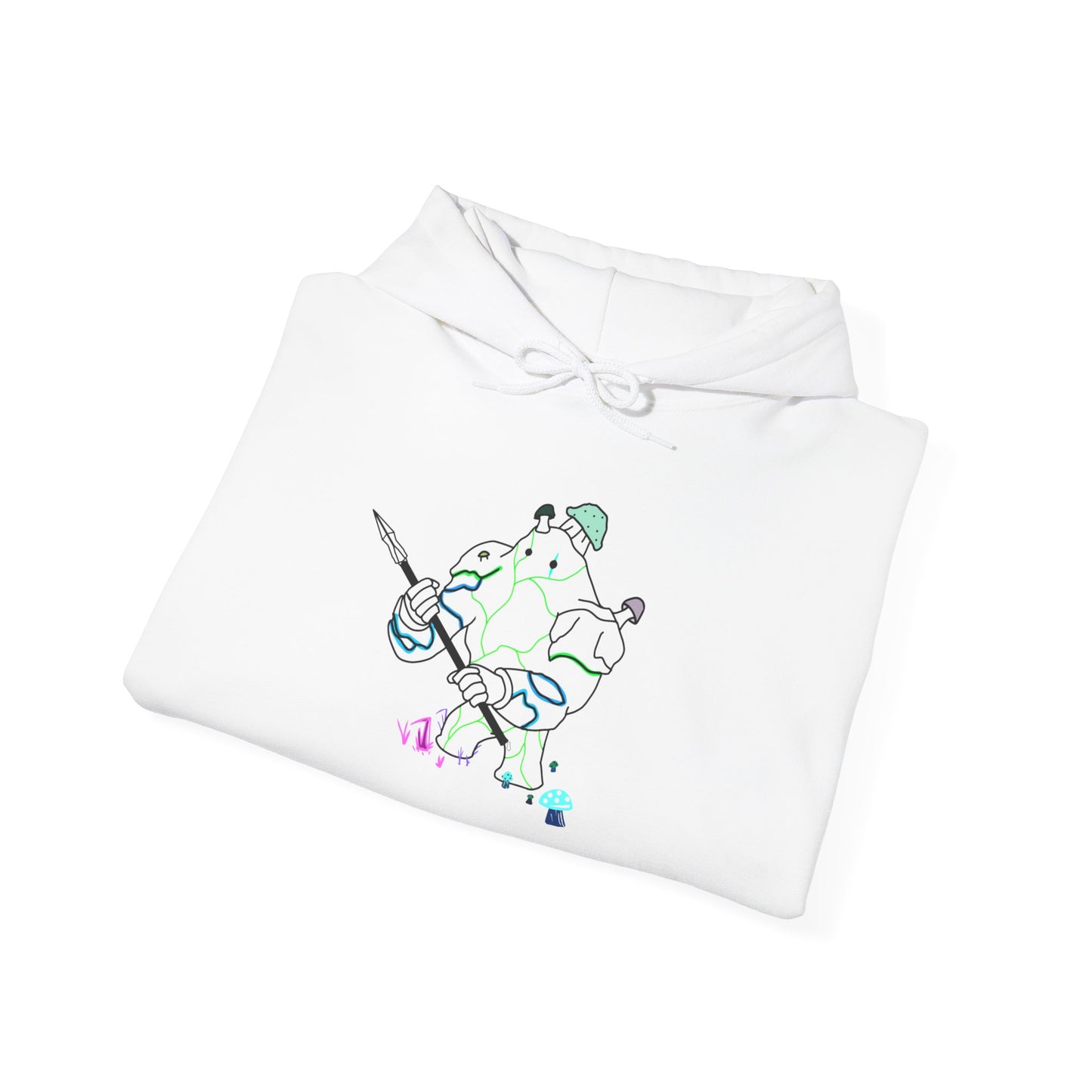 Rock Golem Hoodie Black or White